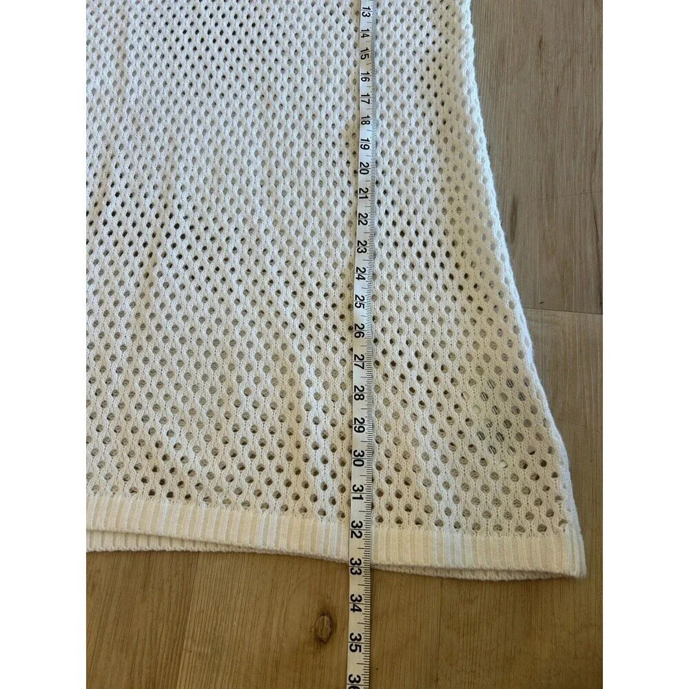 H&M Divided Tunic | Swim Coverup | Dress in cream SZ M - Picture 7 of 7